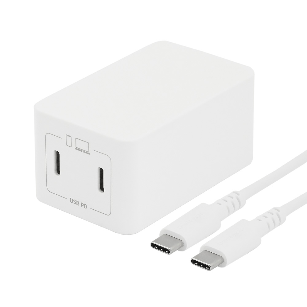 docomo select 2ポートACアダプタ 02M ／ USB Type-C to Cケーブル同梱