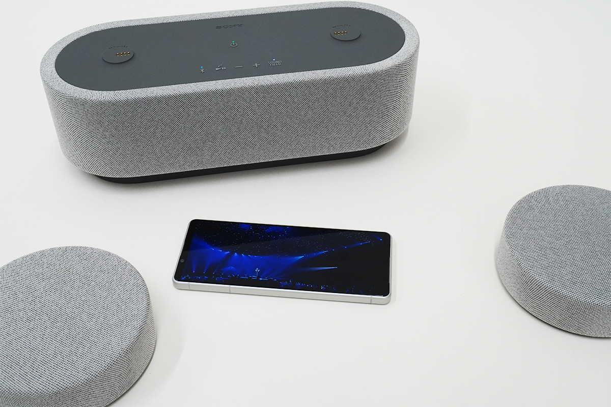 ソニー、ポータブルシアターシステム「HT-AX7」実機レビュー。見た目に