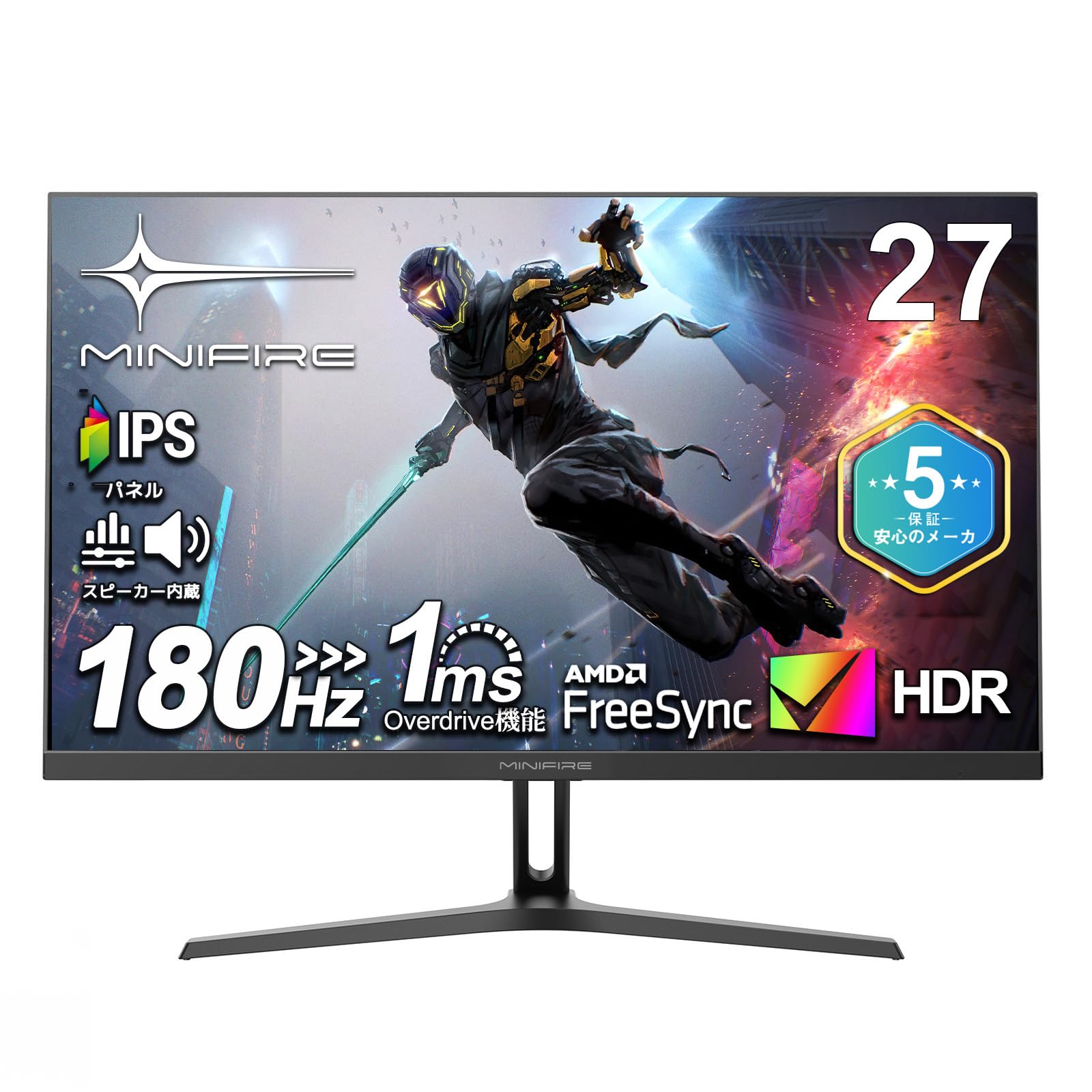 良い MINIFIRE 27インチ FHD IPS MF27X3A MINIFIRE MF27X3A 液晶