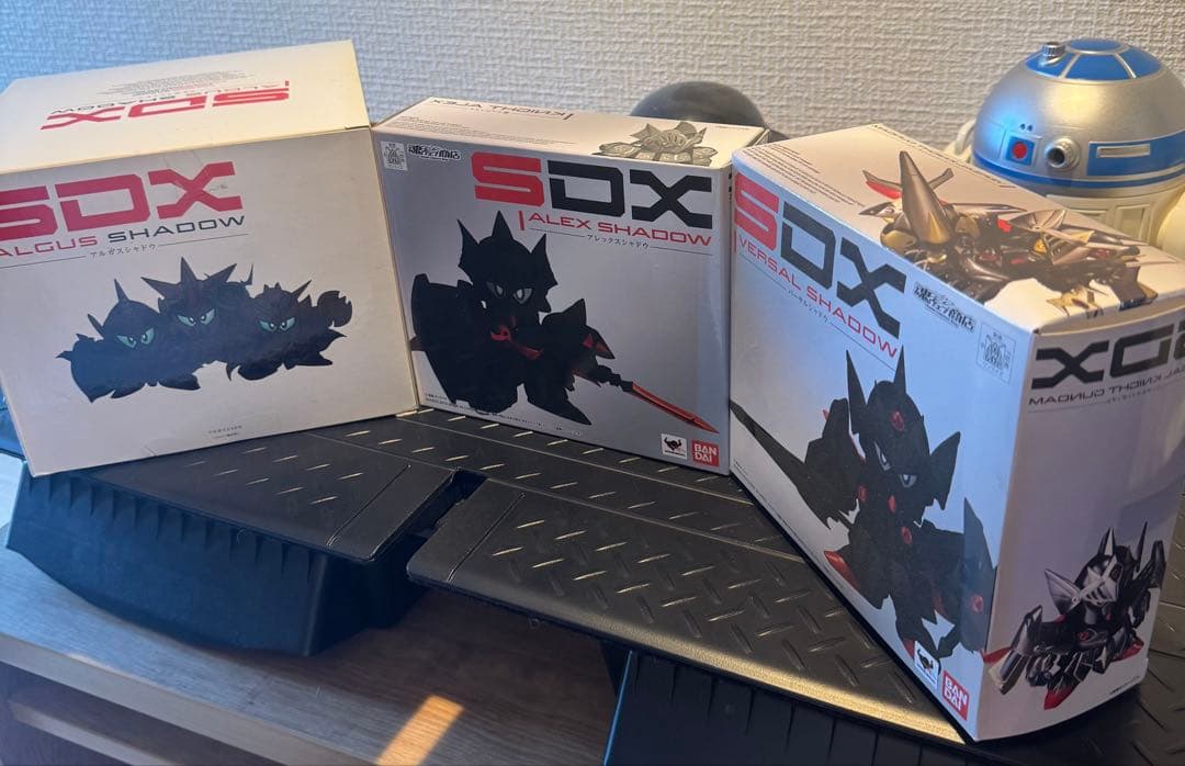 SDX バーサル、アレックス、アルガスシャドウ 　セット アルガスシャドウ、バーサルシャドウ、アレックスシャドウ SDX魂 hguc