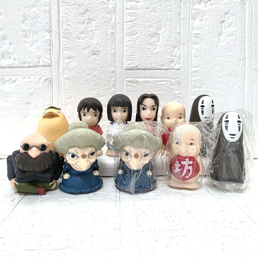 【千と千尋の神隠し】指人形　11点セット　未使用　まとめ売り 新品 ジブリ 千と千尋の神隠し 指人形 ゆびにんぎょう 11種